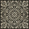 Pattern 39 Blackjack 120x120 Vintage Vinyl Floorcloth