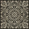 Pattern 39 Blackjack 72x72 Vintage Vinyl Floorcloth