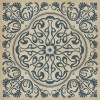 Pattern 39 Gin Rummy 60x60 Vintage Vinyl Floorcloth