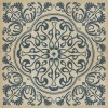 Pattern 39 Gin Rummy 96x96 Vintage Vinyl Floorcloth