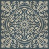 Pattern 39 Spades 120x120 Vintage Vinyl Floorcloth