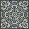 Pattern 39 Spades 60x60 Vintage Vinyl Floorcloth
