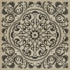 Pattern 39 Texas Hold'Em 48x48 Vintage Vinyl Floorcloth