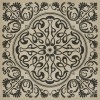 Pattern 39 Texas Hold'Em 60x60 Vintage Vinyl Floorcloth