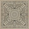 Pattern 40 Drummond Castle 120x120 Vintage Vinyl Floorcloth