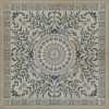 Pattern 40 Isola Bella 48x48 Vintage Vinyl Floorcloth