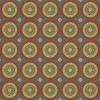 Pattern 43 Awakening 120x120 Vintage Vinyl Floorcloth