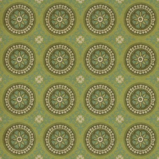 Pattern 43 Dharma 60x60 Vintage Vinyl Floorcloth