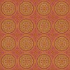 Pattern 43 Enlightenment 60x60 Vintage Vinyl Floorcloth