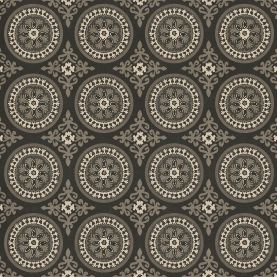 Pattern 43 Karma 60x60 Vintage Vinyl Floorcloth