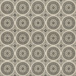 Pattern 43 Peace 120x120 Vintage Vinyl Floorcloth