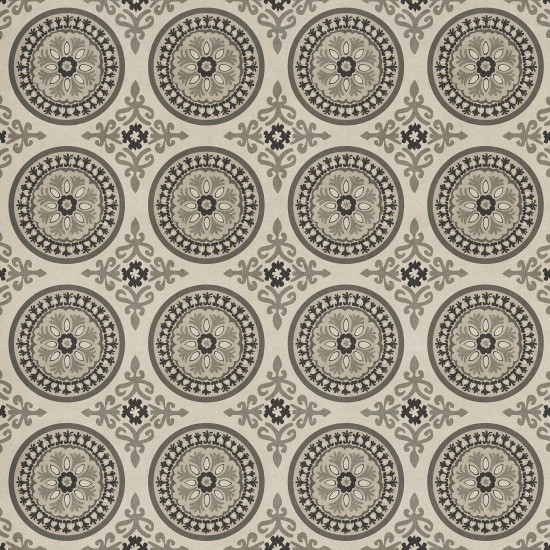 Pattern 43 Peace 60x60 Vintage Vinyl Floorcloth