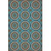 Pattern 43 Samadi 24x36 Vintage Vinyl Floorcloth