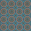 Pattern 43 Samadi 72x72 Vintage Vinyl Floorcloth