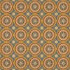 Pattern 43 Sublime 96x96 Vintage Vinyl Floorcloth