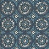 Pattern 43 Zen 48x48 Vintage Vinyl Floorcloth
