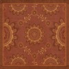 Pattern 44 Parisian 120x120 Vintage Vinyl Floorcloth