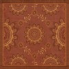 Pattern 44 Parisian 48x48 Vintage Vinyl Floorcloth