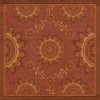 Pattern 44 Parisian 96x96 Vintage Vinyl Floorcloth