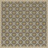 Pattern 45 Auratus 120x120 Vintage Vinyl Floorcloth