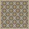 Pattern 45 Auratus 48x48 Vintage Vinyl Floorcloth