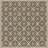 Pattern 45 Auratus 60x60 Vintage Vinyl Floorcloth