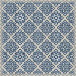 Pattern 45 Eburneus 36x36 Vintage Vinyl Floorcloth