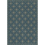 Pattern 45 Indigoticus 38x56 Vintage Vinyl Floorcloth