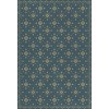 Pattern 45 Indigoticus 52x76 Vintage Vinyl Floorcloth