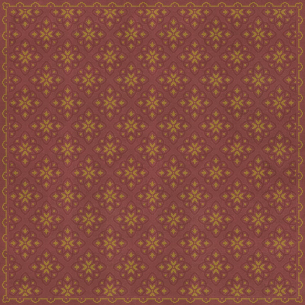 Pattern 45 Miniatus 120x120 Vintage Vinyl Floorcloth