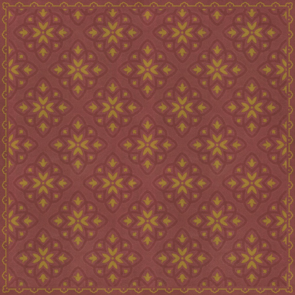 Pattern 45 Miniatus 36x36 Vintage Vinyl Floorcloth