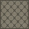 Pattern 45 Nitritus 36x36 Vintage Vinyl Floorcloth