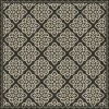Pattern 45 Nitritus 48x48 Vintage Vinyl Floorcloth