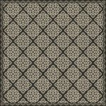 Pattern 45 Nitritus 60x60 Vintage Vinyl Floorcloth