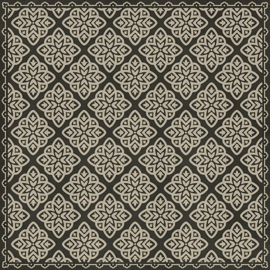Pattern 45 Nitritus 60x60 Vintage Vinyl Floorcloth