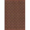 Pattern 45 Rubellus 96x140 Vintage Vinyl Floorcloth
