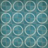 Pattern 46 Stellar 36x36 Vintage Vinyl Floorcloth