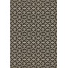 Pattern 47 Black Russian 120x175 Vintage Vinyl Floorcloth