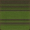 Pattern 50 Organic Stripes Black and Green 120x120 Vintage Vinyl Floorcloth