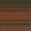 Pattern 50 Organic Stripes Black and Red 48x48 Vintage Vinyl Floorcloth