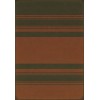 Pattern 50 Organic Stripes Black and Red 70x102 Vintage Vinyl Floorcloth