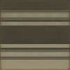 Pattern 50 Organic Stripes Black and Tan 72x72 Vintage Vinyl Floorcloth