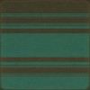 Pattern 50 Organic Stripes Black and Teal 120x120 Vintage Vinyl Floorcloth