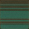 Pattern 50 Organic Stripes Black and Teal 60x60 Vintage Vinyl Floorcloth