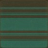 Pattern 50 Organic Stripes Black and Teal 96x96 Vintage Vinyl Floorcloth