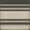 Pattern 50 Organic Stripes Black and White 36x36 Vintage Vinyl Floorcloth