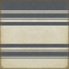 Pattern 50 Organic Stripes Blue and White 36x36 Vintage Vinyl Floorcloth
