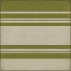 Pattern 50 Organic Stripes Green and White 60x60 Vintage Vinyl Floorcloth