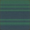 Pattern 50 Organic Stripes Teal and Blue 60x60 Vintage Vinyl Floorcloth