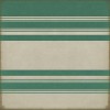 Pattern 50 Organic Stripes Teal and White 96x96 Vintage Vinyl Floorcloth